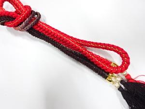 正絹　手組帯締め